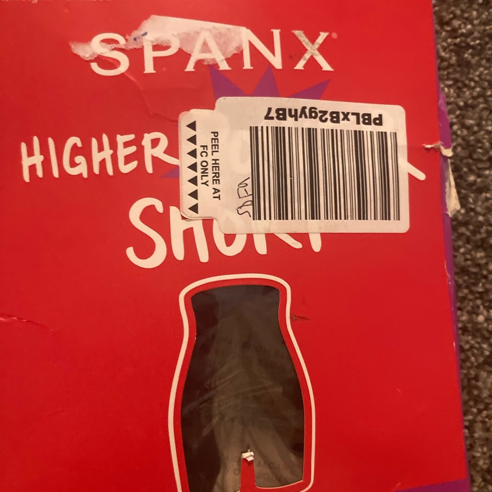 NWT Spanx High Waisted Higher Power Power Shorts/Small/ Black - Picture 2 of 7